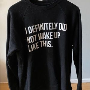 Black brunette the label pullover